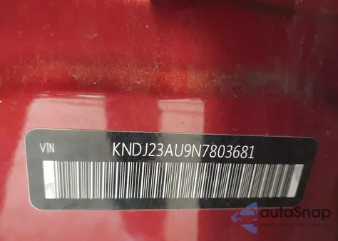 2022 Kia Soul S из США, поврежденный, VIN KNDJ23AU9N7803681